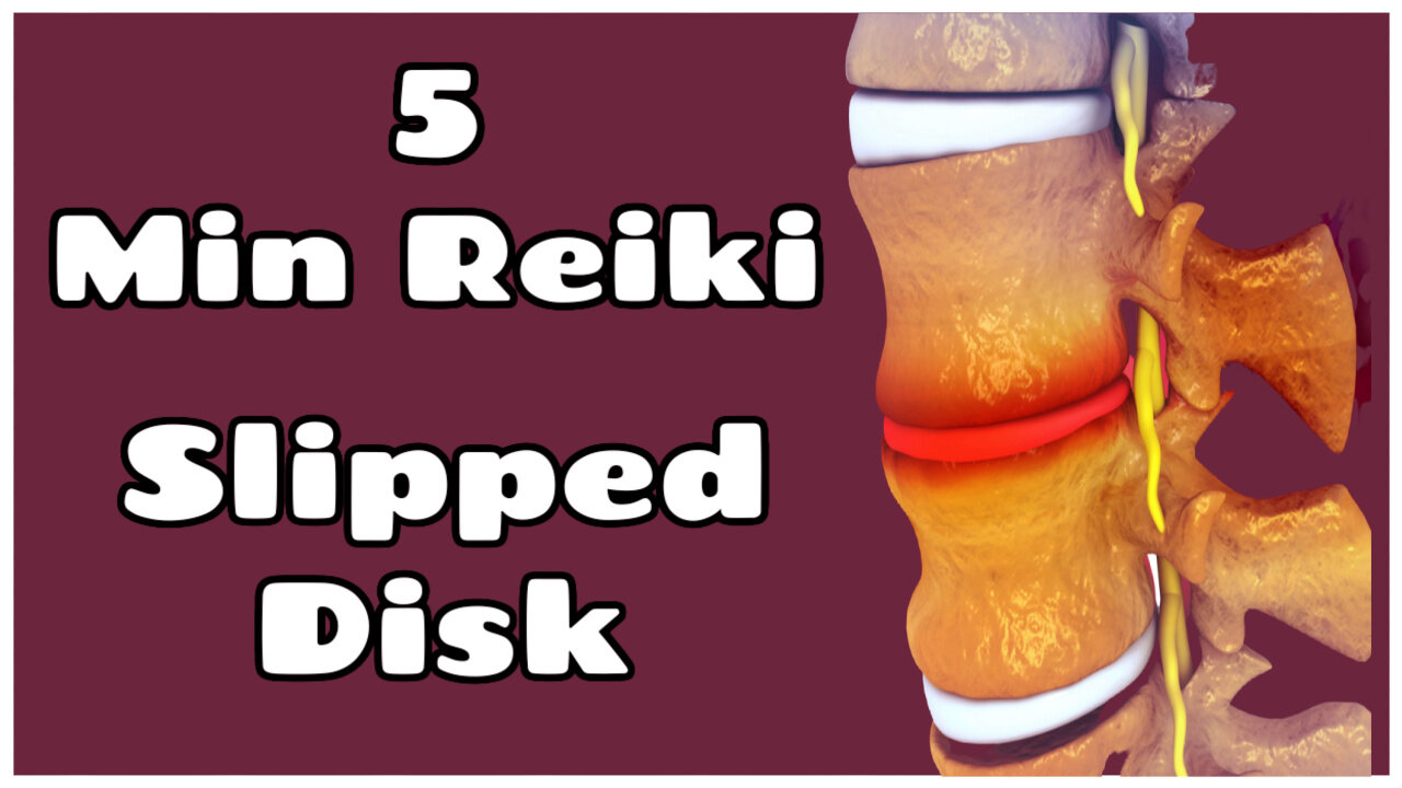 Reiki For Slipped Disk l 5 Minute Session l Healing Hands Series