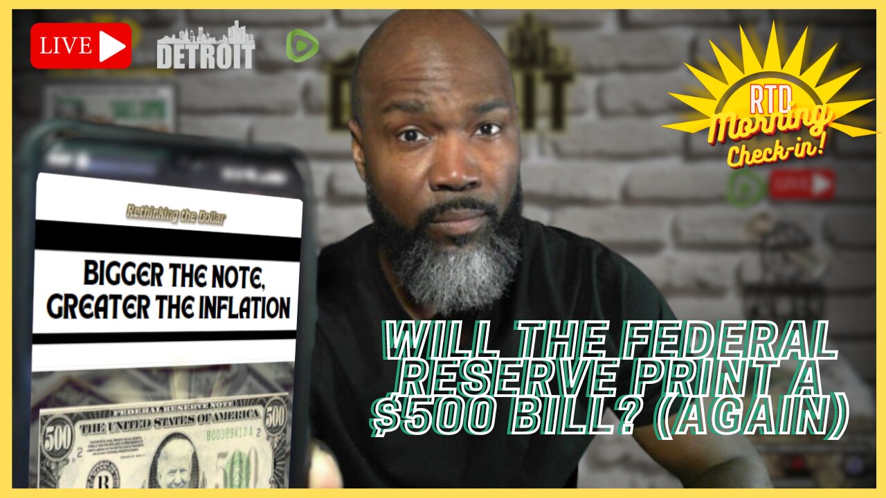 GOP Trying To Hide Inflation w/ Trump $500 Note's - Will MAGAnomics Be Different? | Morning Check-In