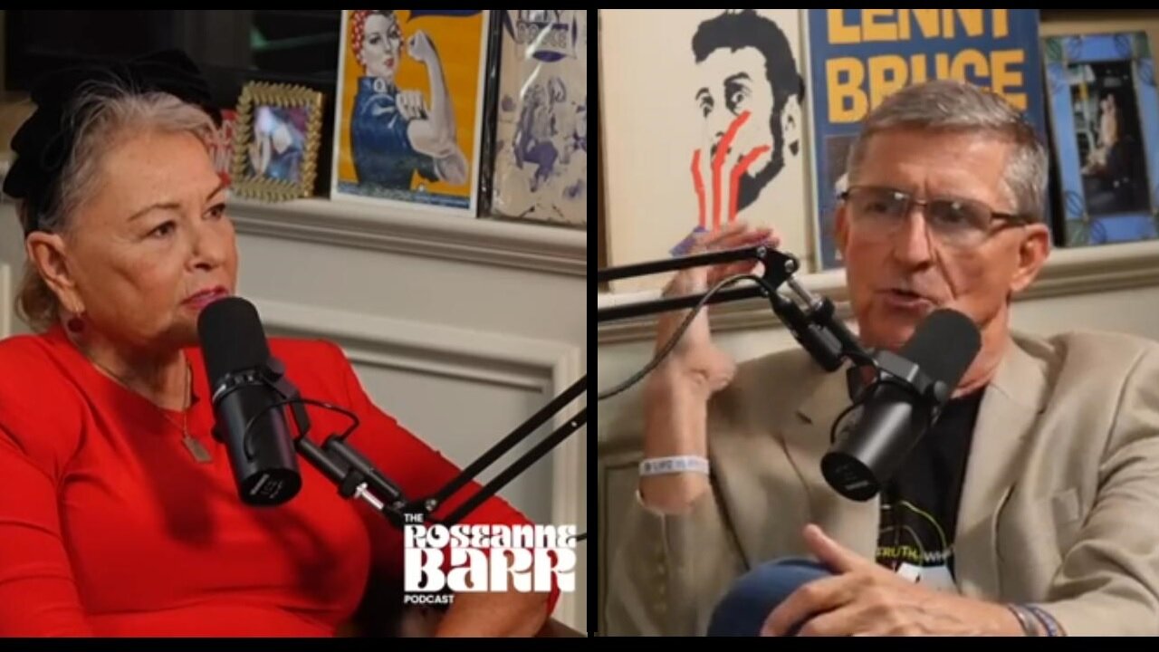 No Human has felt the brunt of Deep State more than Gen Michael Flynn than Trump - Roseanna Barr Podcast