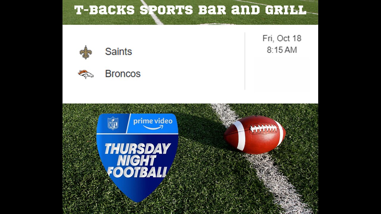 T-Backs Sports Bar and Grill Sports Schedule and Chicken Fajitas special for Friday Oct 18, 2024