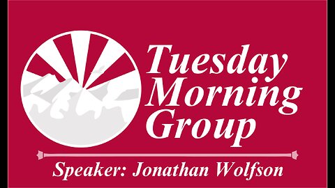 TMG October 2024 - Speaker Jonathan Wolfson