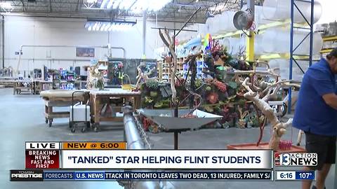 'Tanked' star hopes to help students in Flint, Mich. with his water filters