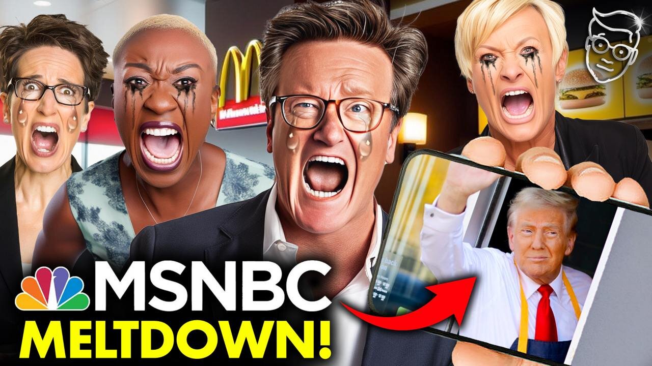 MSNBC Throws On-Air HISSY-FIT Over Trump Serving McDonalds in EPIC Troll To Kamala: "How Could He!?'