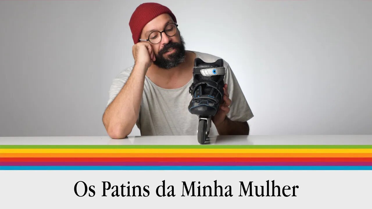 Montei Estes Patins em Linha Para a Janice