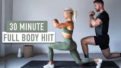 No Equipment INTENSE FULL BODY CRUSHER - HIIT WORKOUT I no repeat I stronger together