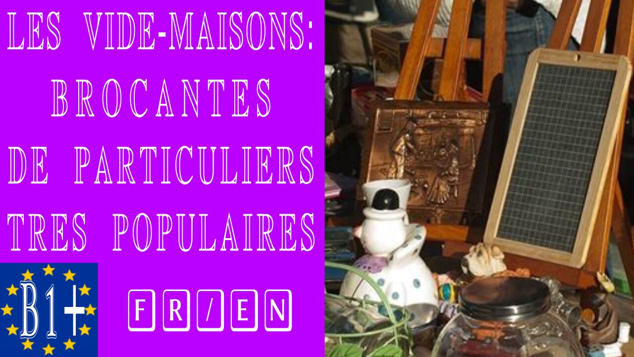 Les vide-maisons, des brocantes de particuliers de plus en plus populaires