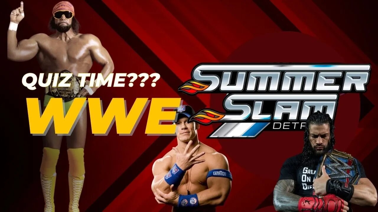 Who is Mr. Summerslam? | WWE Summerslam Quiz 1 | #wwe #wwequiz