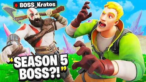 I Pretended To Be BOSS Kratos In Fortnite