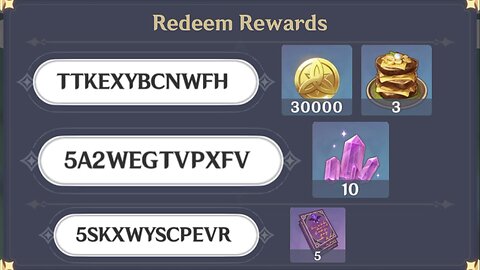 August 17, 2024 Item Codes (Genshin Impact)