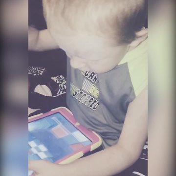 Little Boy Loses iPad Game and Falls