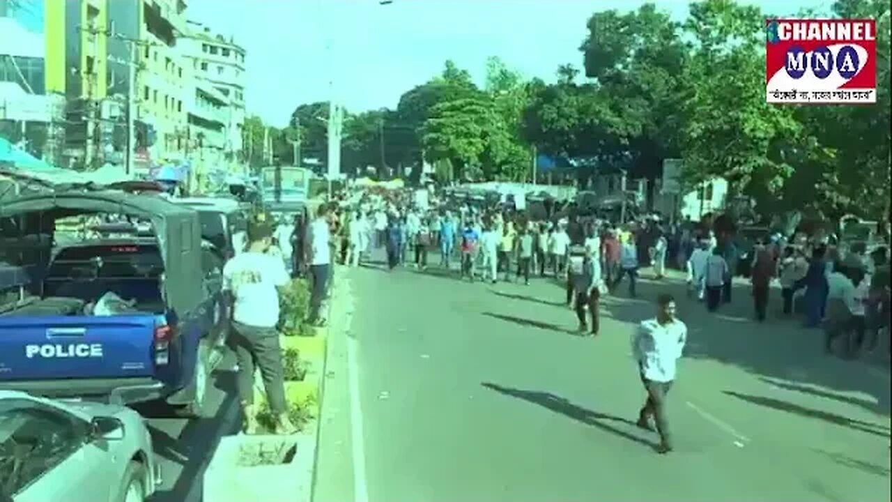 চট্রগ্রামে বিএনপি'র পদযাত্রা।