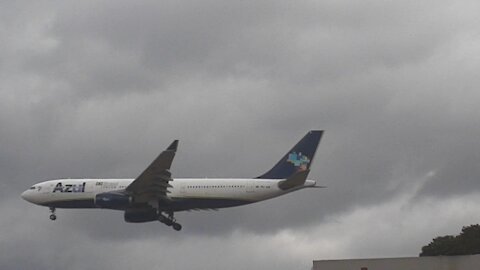 Airbus A330 PR-AIW na aproximação final antes de pousar em Manaus vindo de Campinas 07042021