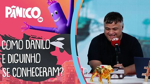 Como Diguinho e Danilo Gentili se conheceram?