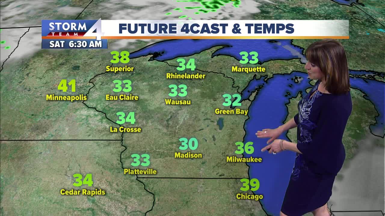 Temperatures warm up Saturday