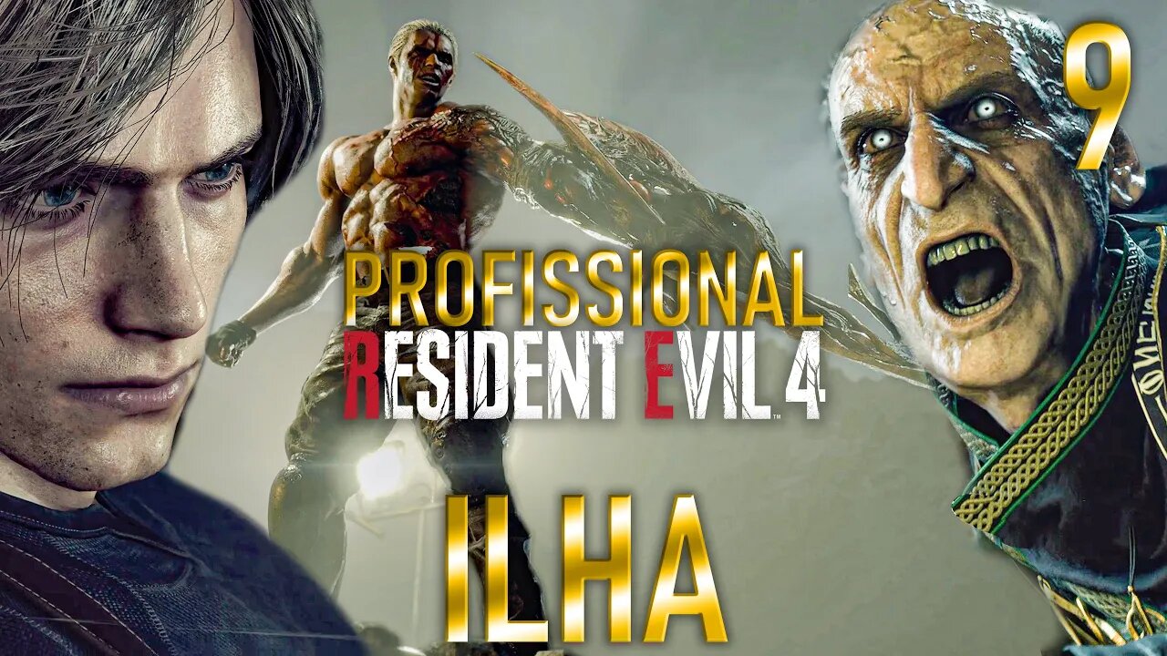 RESIDENT EVIL 4 REMAKE #9 - ILHA | MODO PROFISSIONAL