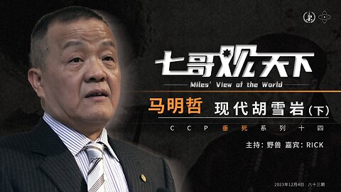 《七哥观天下》83 马明哲，现代胡雪岩（下）——CCP垂死系列十四