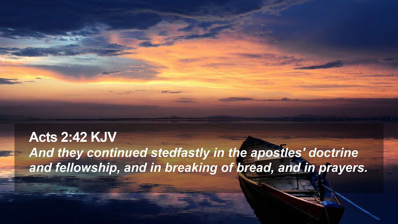 Acts 2:42 Scripture Memory (12-8-23) Pastor Greg Tyra