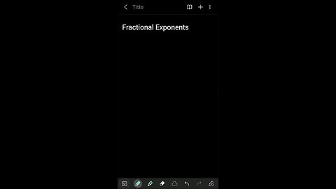 Fractional Exponents