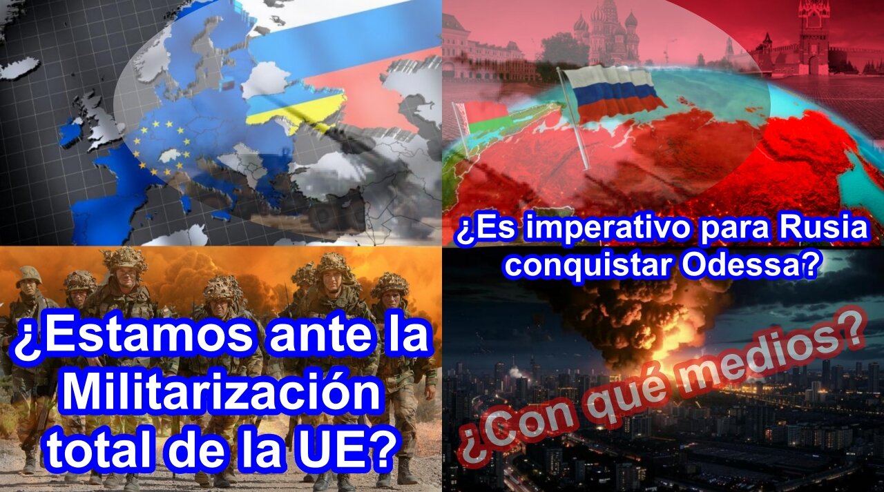 ¿La UE se está militarizando para luchar sola contra Rusia sin la ayuda de EEUU? ¿Donde lleva esto?