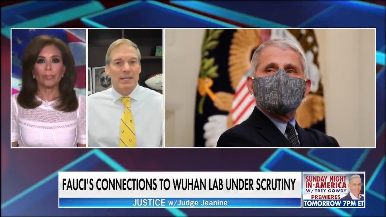 Rep Jim Jordan: Why Are We Sending Money To A Lab In China?