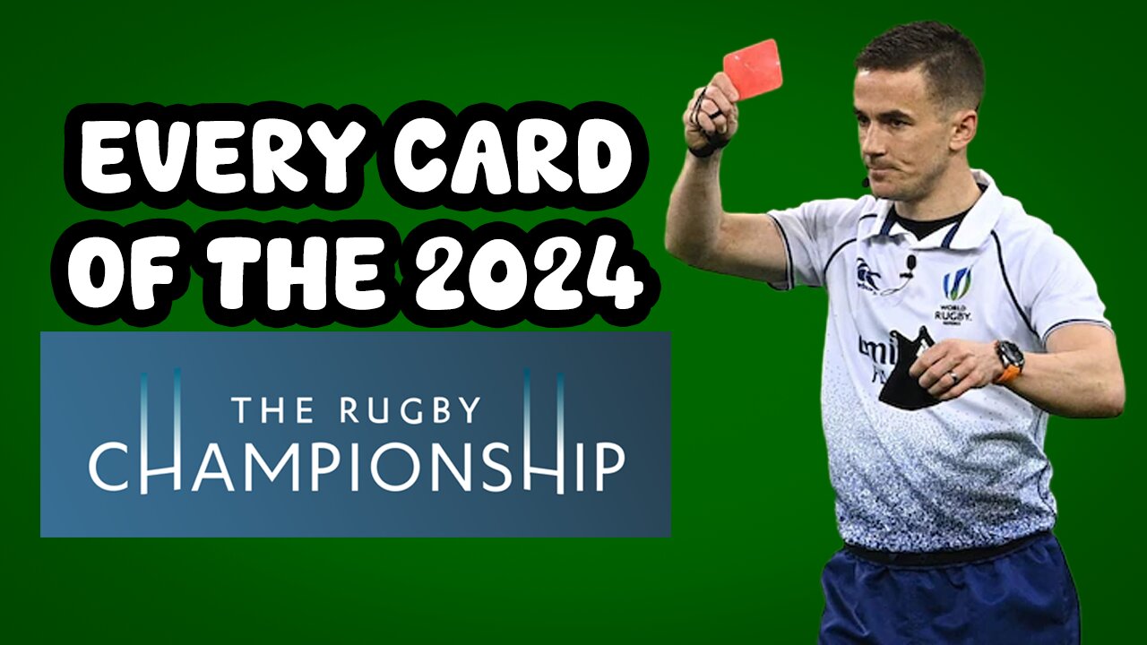 EVERY Card given in the Rugby Championship 2024