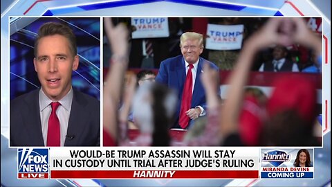 DOJ RELEASES DISTURBING LETTER ON MAN WHO TRIED TO ASSASINATE TRUMP - HAWLEY