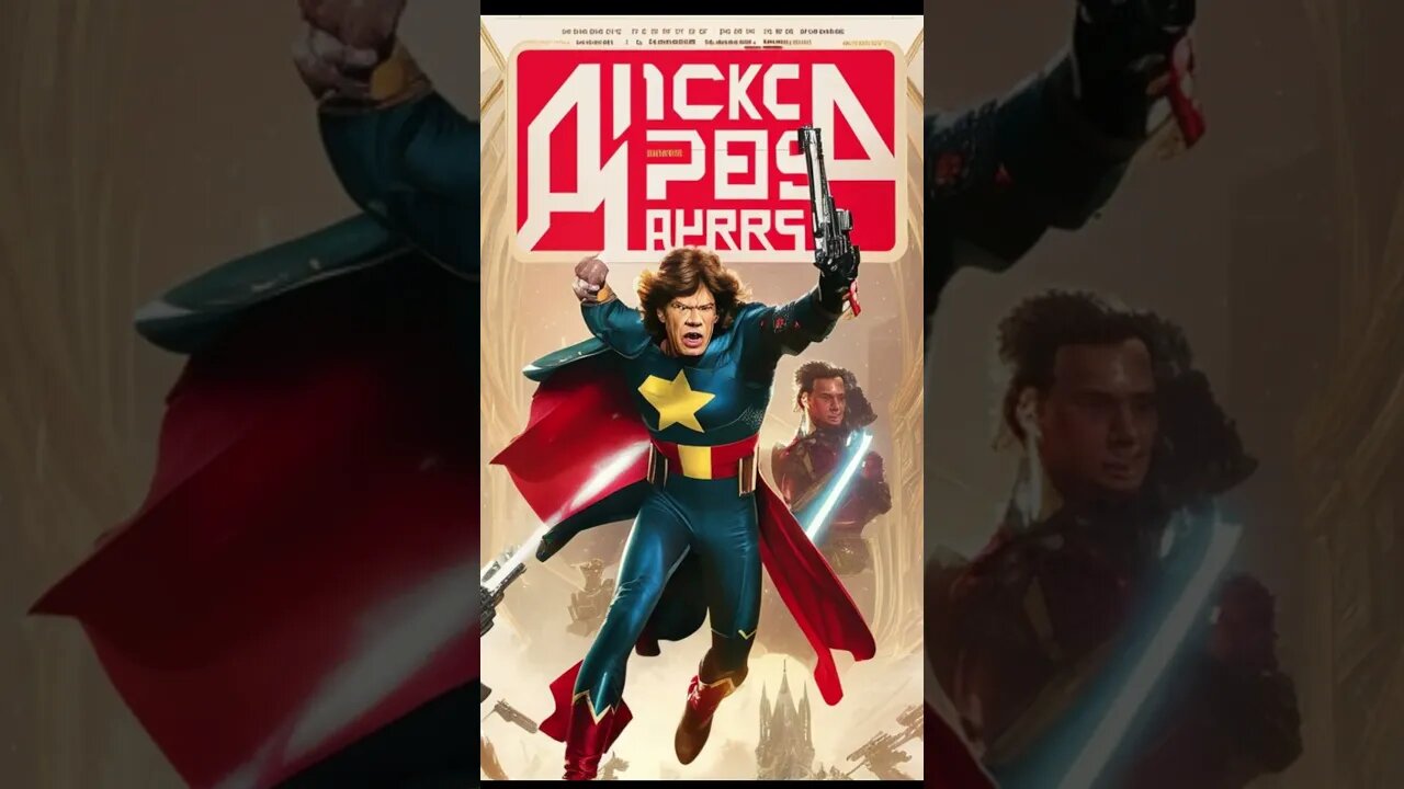 MICK JAGGER SUPERHERO COMICS COVERS 05 #shorts