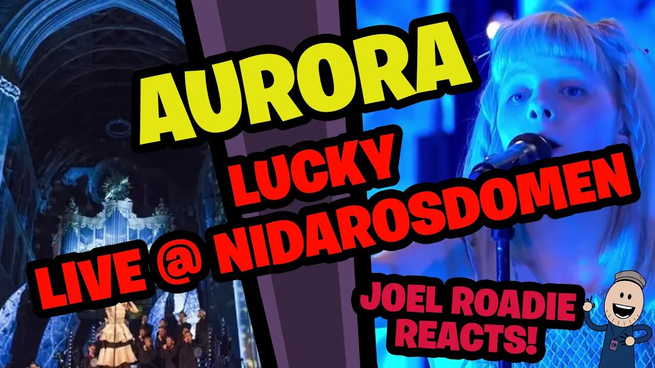 AURORA - Lucky (Live at Nidarosdomen) - Roadie Reacts