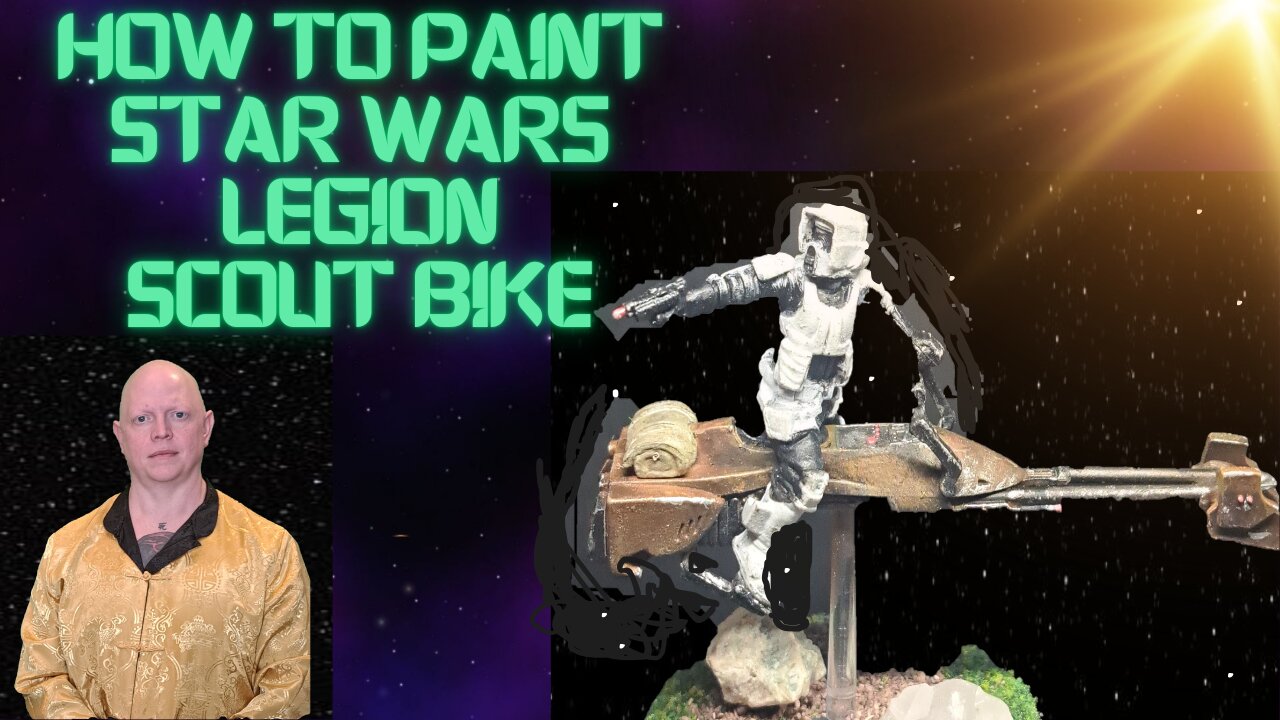 How To Paint Star Wars Legion Scout Bike