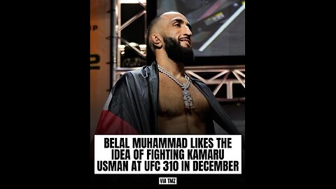 Belal Muhammad is Ducking Shavkat Rakhmanov like the plague... 🤦🏿 #ufcnews