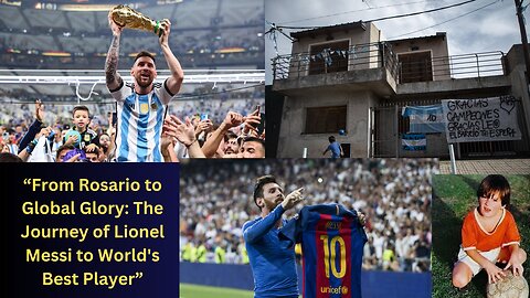 “From Rosario to Global Glory The Journey of Lionel Messi to World's Best Player”