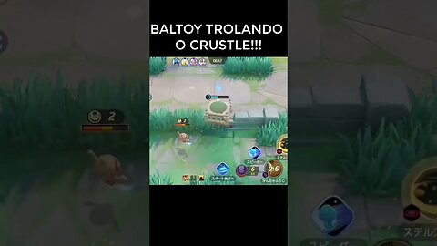 BALTOY TROLOU O CRUSTLE 🤣🤡POKÉMON UNITE #shorts