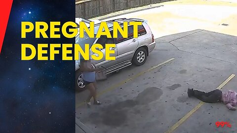 Pregnant Woman Outsmarts Armed Robbers with Hidden Weapon at Gas Station!