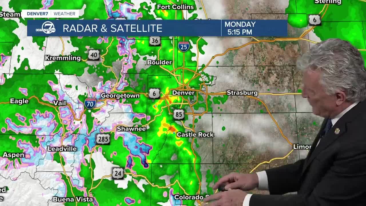 Monday evening forecast