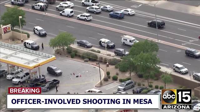 Mesa police involved in shooting outside Circle K