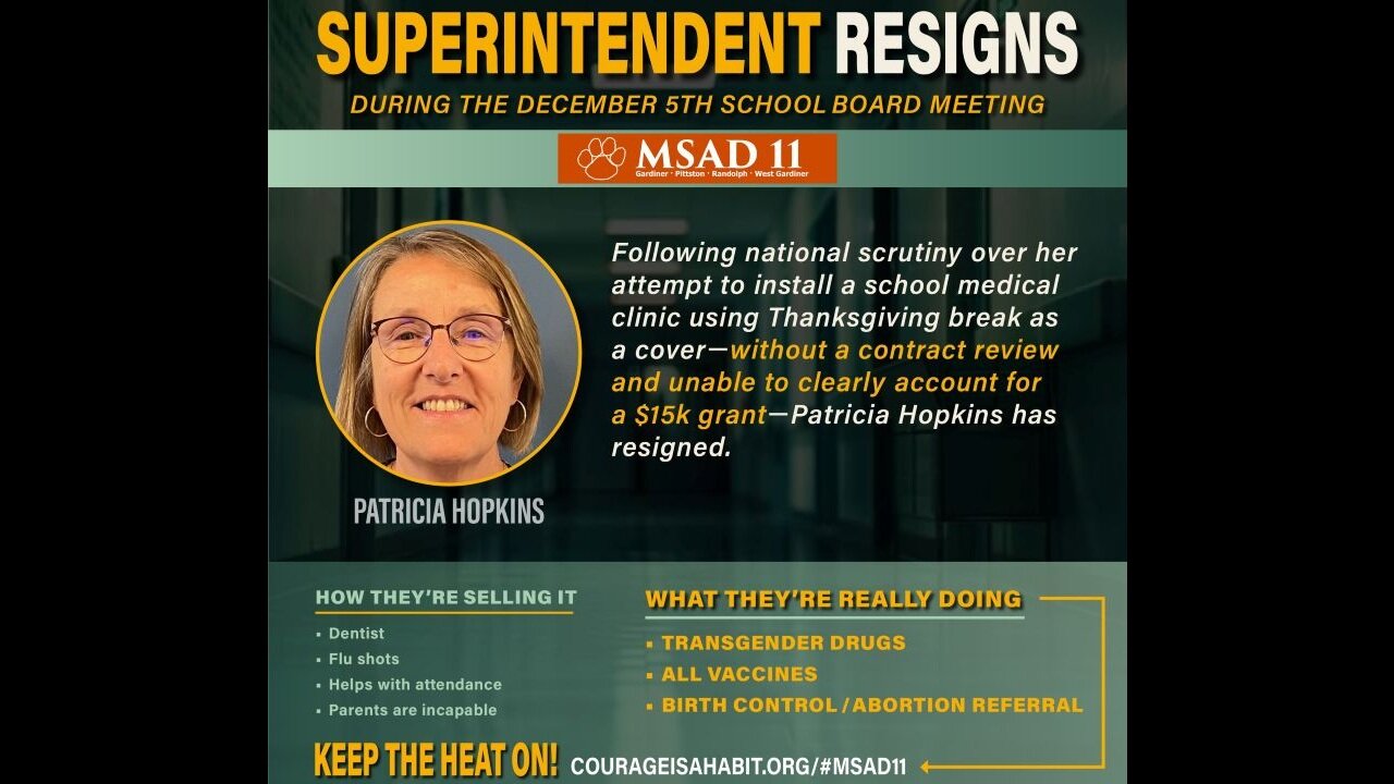 Maine School Superintendent Patricia Hopkins' Pelosi Moment: 'Approve First Then See A Contract'