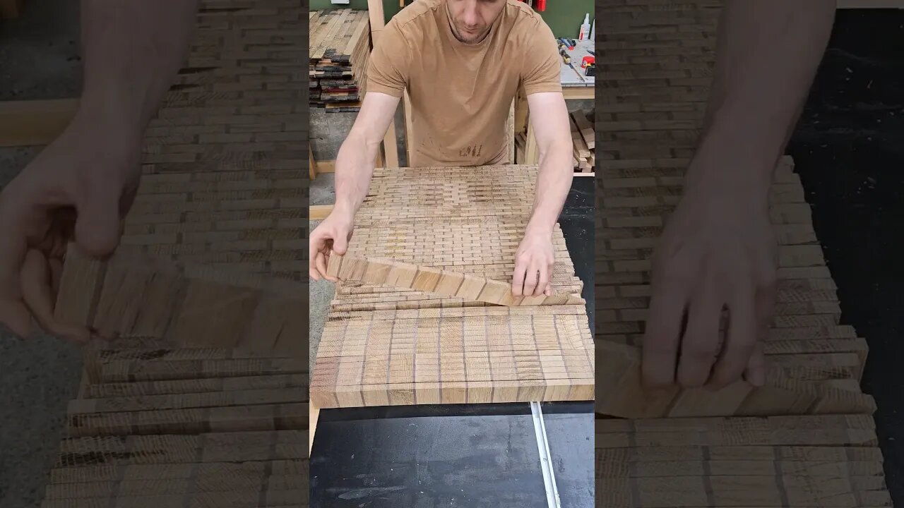 Walnut & Oak Brick Cutting Boards - Final Assembly #shortsvideo #shortvideo #shorts #short #woodwork