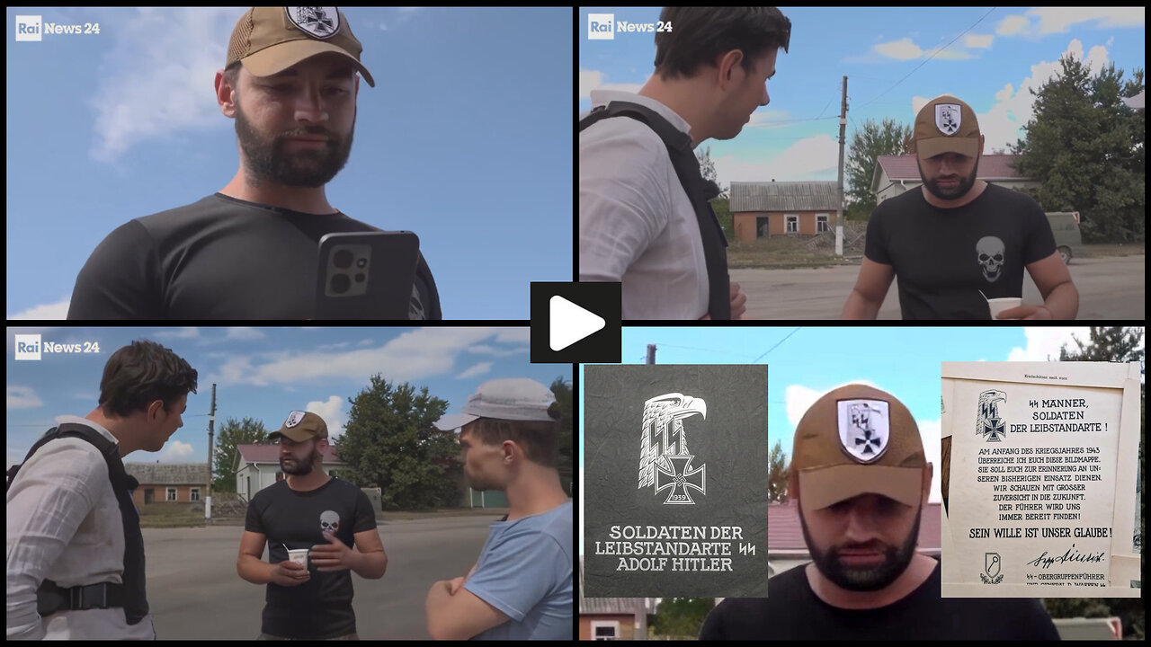 Kursk region: Another Ukrainian Nazi in the eye of the Italian RAI camera