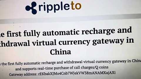 SHARE THIS VIDEO TO MAKE IT GO VIRAL. SECRET RIPPLE XRP PARTNER.