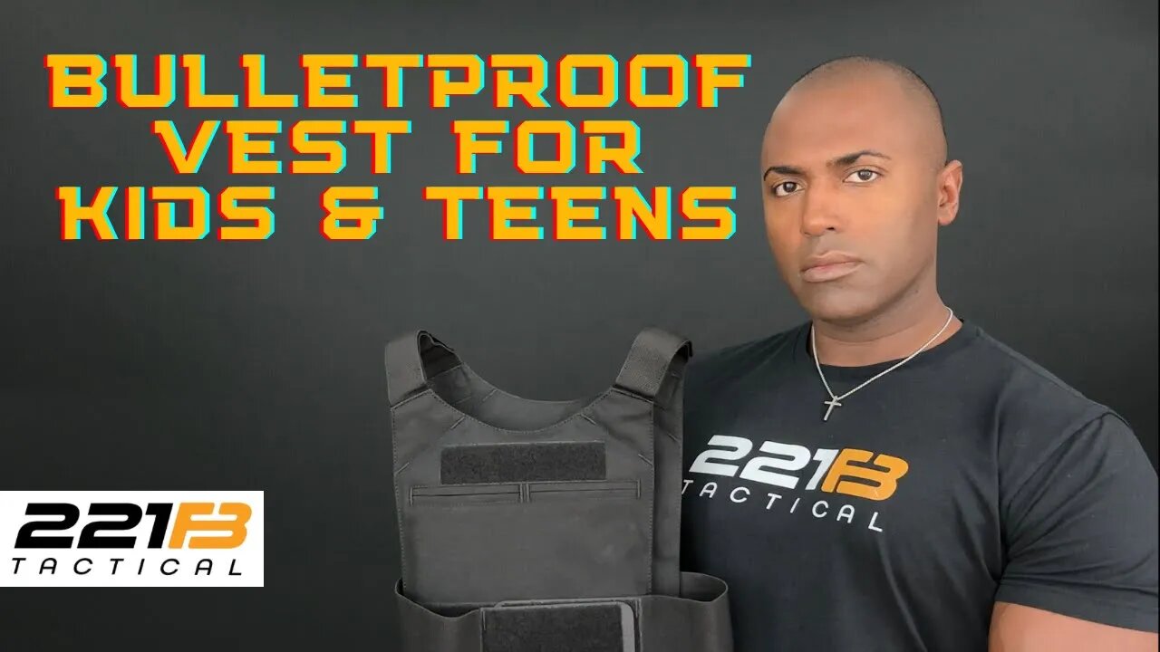 Bulletproof Vest for Kids - 221B Tactical Guardian Angel Body Armor For Children and Teens