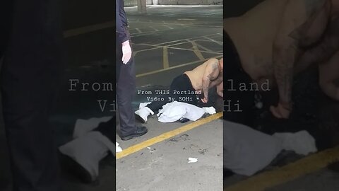 Portland Fire Department Cares For A Maced Man