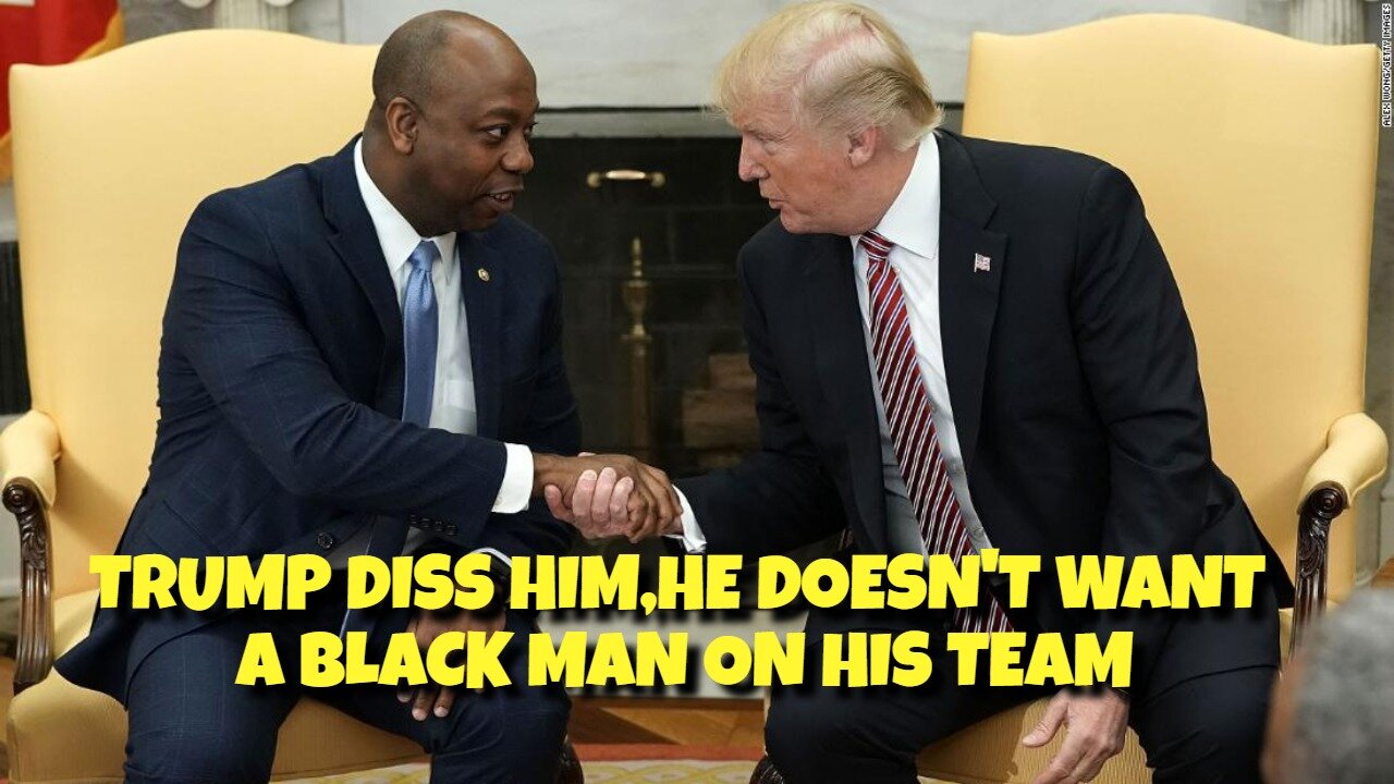 TRUMP DOESN'T WANT A BLACK MAN HAS A VICE PRESIDENT, GOOD OLE BOYS ONLY