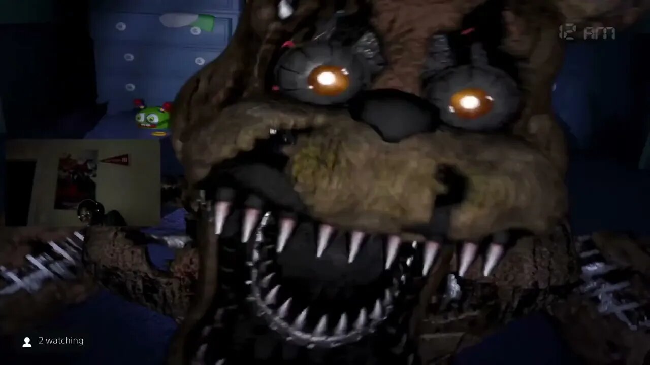 Five night at freddy 4 livestream (ROAD TO 1K)