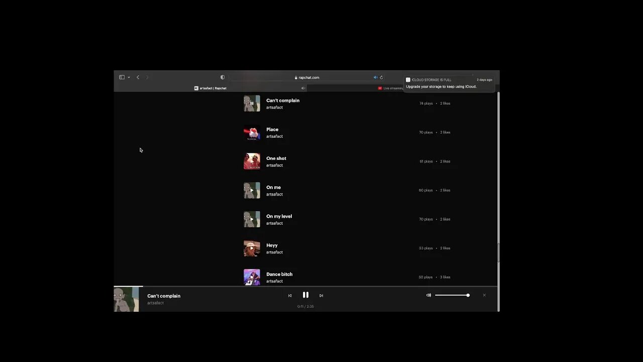 artsafact Live Stream
