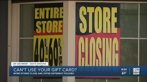 Let Joe Know: What to do if a gift card doesn't work