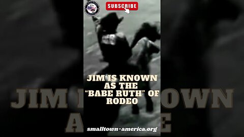 The BaBe Ruth of Rodeo Jim Shoulders #youtubeshorts #rodeo