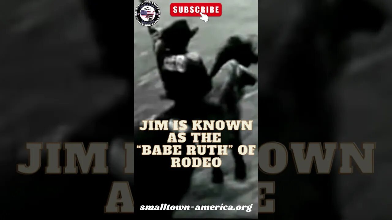 The BaBe Ruth of Rodeo Jim Shoulders #youtubeshorts #rodeo