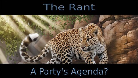 The Rant-A Party's Agenda?