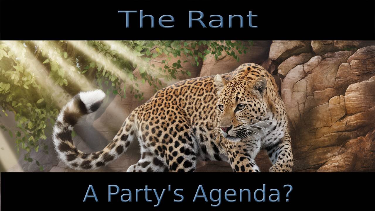 The Rant-A Party's Agenda?