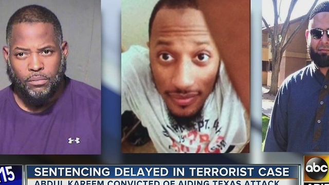 Sentencing delayed for Phoenix man convicted of Texas attack plot